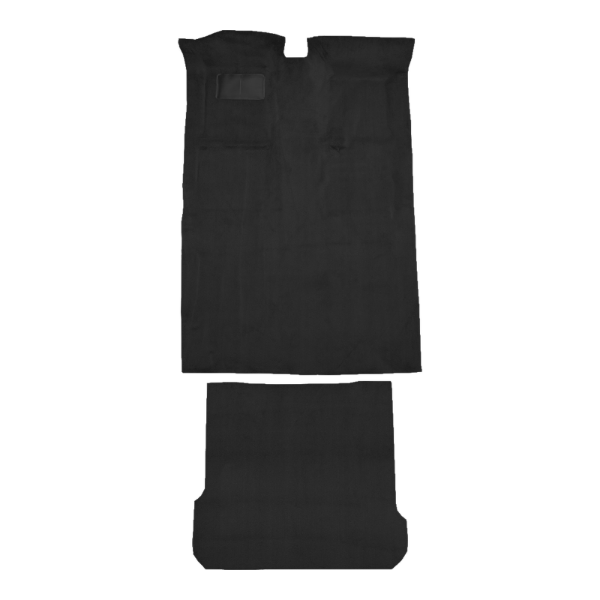 1989-1998 Mazda MPV Complete Cutpile Carpet Flooring 801 Black - ACC 801 Black