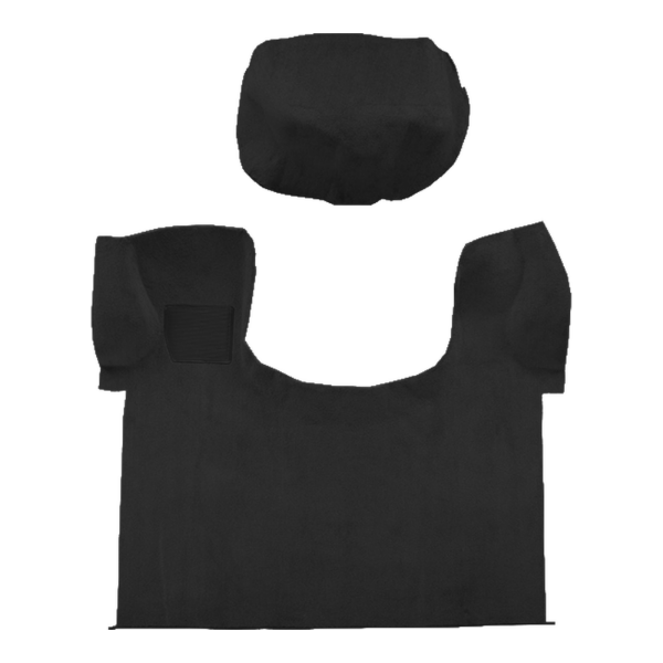 1990-1995 GMC Safari Ext with Engine Cover Pass Area Cutpile Carpet Flooring 801 Black - ACC 801 Black