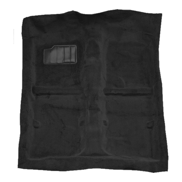 1990-1995 Mazda Protege 4DR Sedan Front Wheel Drive Cutpile Carpet Flooring 801 Black - ACC 801 Black