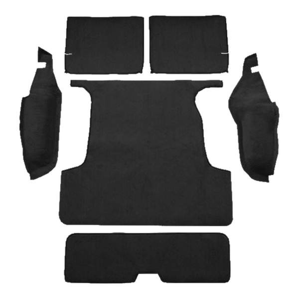 1990-1995 Toyota 4Runner 4DR Cargo Area Cutpile Carpet Flooring 801 Black - ACC 801 Black