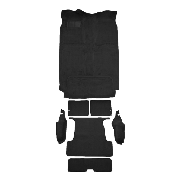 1990-1995 Toyota 4Runner 4DR Complete Cutpile Carpet Flooring 801 Black - ACC 801 Black