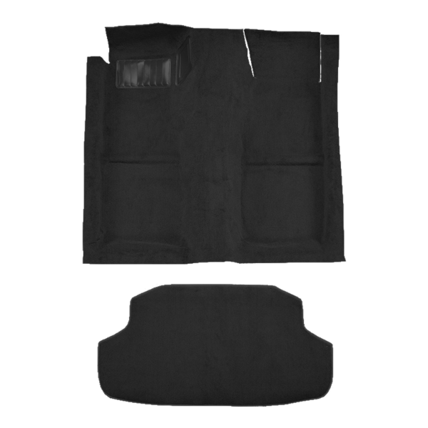 1990-1996 Nissan 300ZX 2 Seater Complete Cutpile Carpet Flooring 801 Black - ACC 801 Black