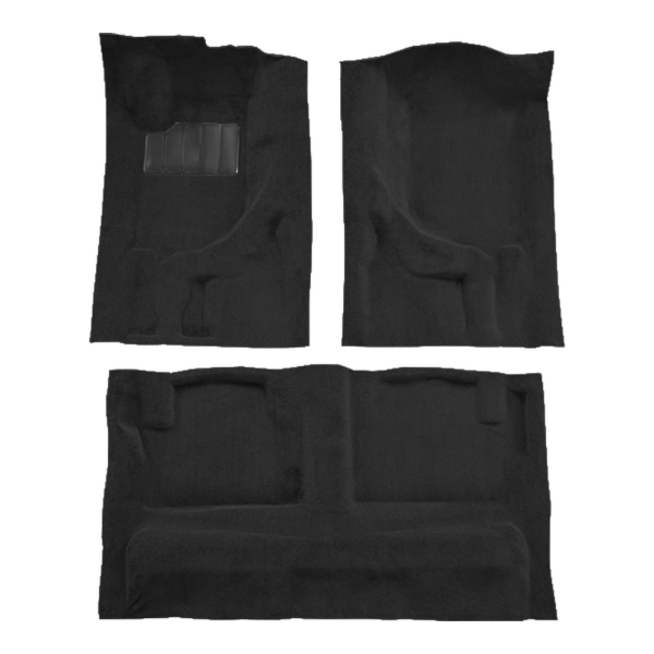 1991 Volvo 740 4DR Cutpile Carpet Flooring 801 Black - ACC 801 Black