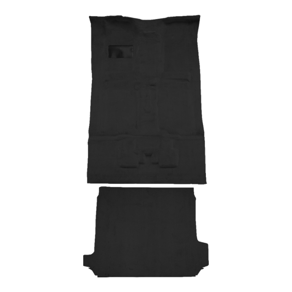 1991-2003 Ford Explorer 2DR Complete Cutpile Carpet Flooring 801 Black - ACC 801 Black