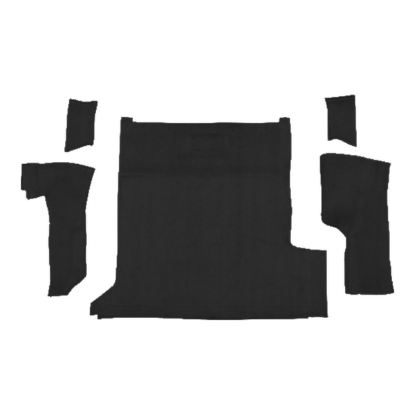 1992-1993 GMC Typhoon 2DR Cargo Area Cutpile Carpet Flooring 801 Black - ACC 801 Black