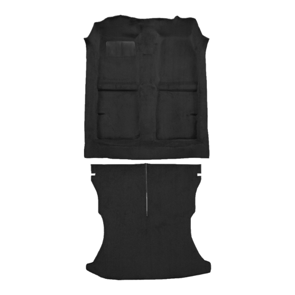 1992-1995 Honda Civic 2DR Hatchback Complete Cutpile Carpet Flooring 801 Black - ACC 801 Black