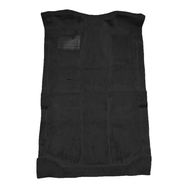 1992-1998 GMC K2500 Suburban Pass Area w/o Heat Vents Cutpile Carpet Flooring 801 Black - ACC 801 Black