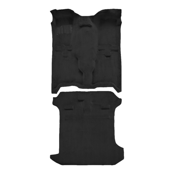 1993-1998 Jeep Grand Cherokee Complete Cutpile Carpet Flooring 801 Black - ACC 801 Black