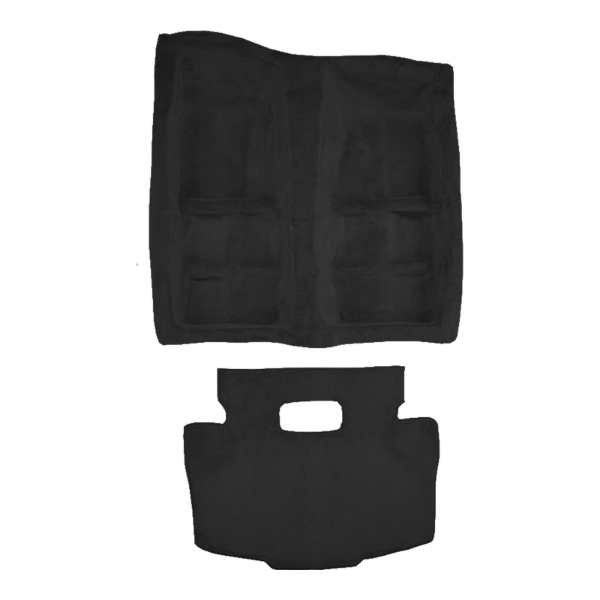 1993-1998 Toyota Supra 2DR w/o Heel Pad Complete Cutpile Carpet Flooring 801 Black - ACC 801 Black