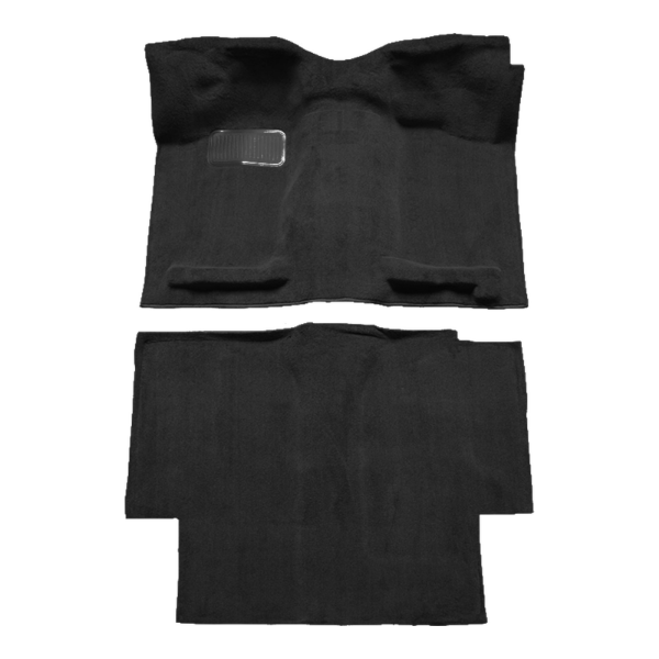 1995-1997 Nissan Pickup Ext Cab Cutpile Carpet Flooring 801 Black - ACC 801 Black