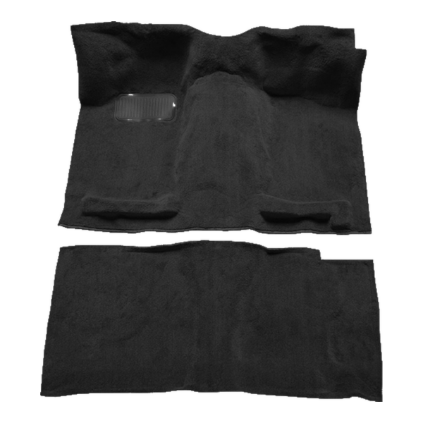 1995-1997 Nissan Pickup Reg Cab Cutpile Carpet Flooring 801 Black - ACC 801 Black