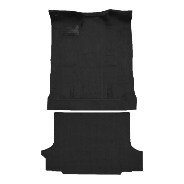 1995-1999 Chevrolet Tahoe 2DR w/o Heat Vents Complete Cutpile Carpet Flooring 801 Black - ACC 801 Black