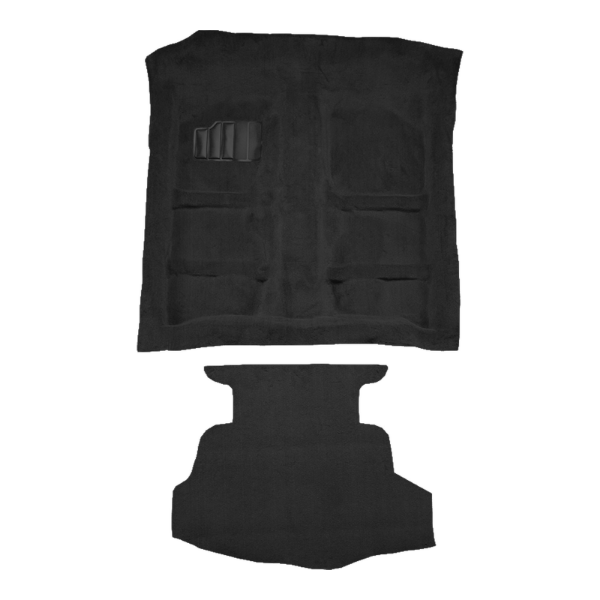 1995-1999 Mitsubishi Eclipse GST or GS Front wheel drive Complete Coupe Cutpile Carpet Flooring 801 Black - ACC 801 Black