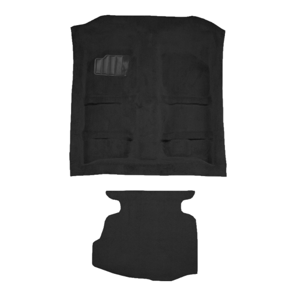 1995-1999 Mitsubishi Eclipse GSX Complete Coupe Cutpile Carpet Flooring 801 Black - ACC 801 Black
