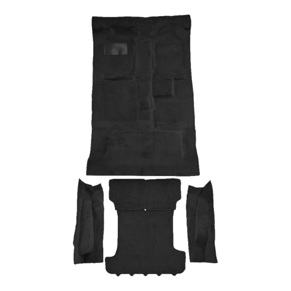 1996-2002 Toyota 4Runner 4DR Complete Cutpile Carpet Flooring 801 Black - ACC 801 Black