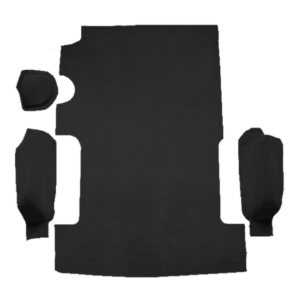 1996-2005 GMC Safari Ext Cargo Area Cutpile Carpet Flooring 801 Black - ACC 801 Black