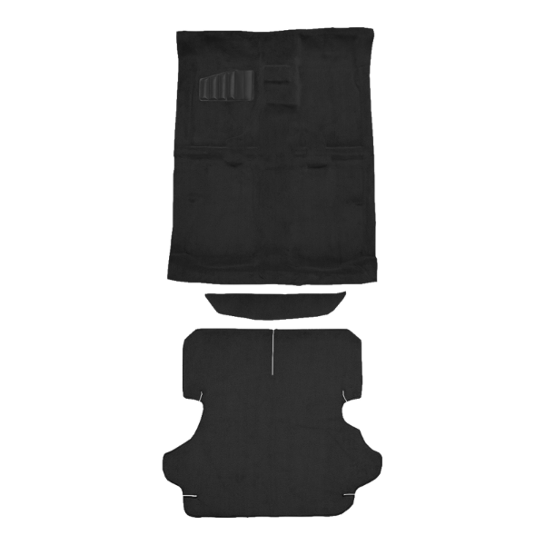 1997-2001 Honda CR-V Complete Cutpile Carpet Flooring 801 Black - ACC 801 Black