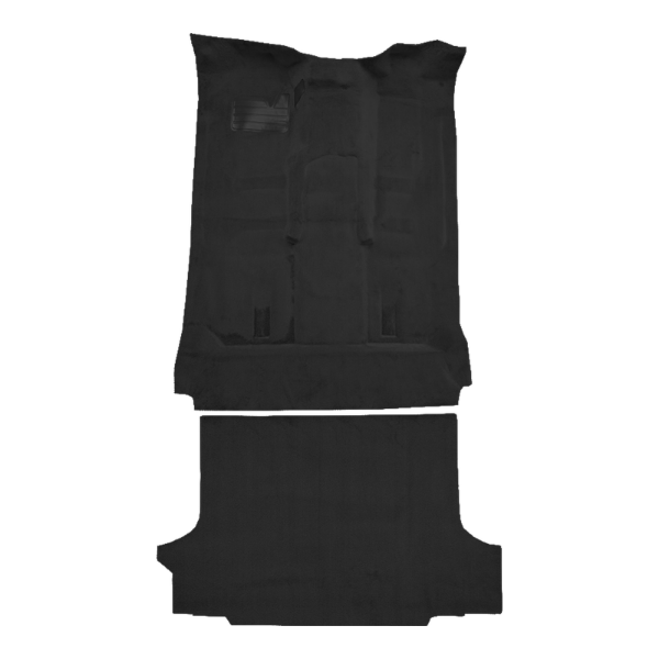 1998-1999 GMC Yukon 2DR with Heat Vents Complete Cutpile Carpet Flooring 801 Black - ACC 801 Black