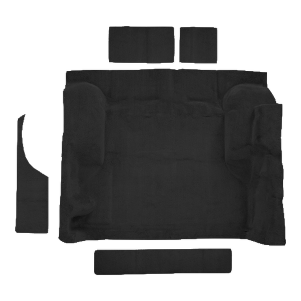 1998-2000 GMC Jimmy Envoy 4DR Cargo Area Cutpile Carpet Flooring 801 Black - ACC 801 Black