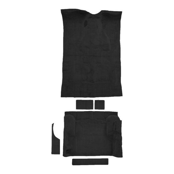 1998-2000 GMC Jimmy Envoy 4DR Complete Cutpile Carpet Flooring 801 Black - ACC 801 Black