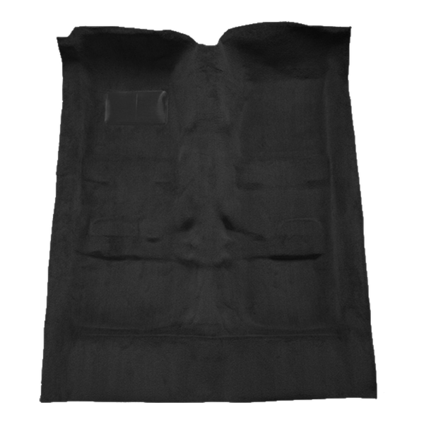 1998-2000 Mercury Grand Marquis 4DR with Heel Pad Cutpile Carpet Flooring 801 Black - ACC 801 Black