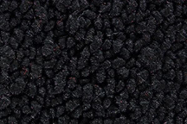 ACC Loop 01 Black material color sample; vehicle carpet layout is not pictured