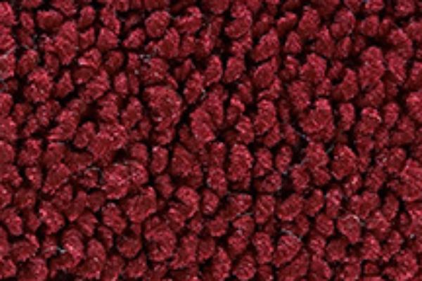 ACC Loop 13 Maroon material color sample; vehicle carpet layout is not pictured