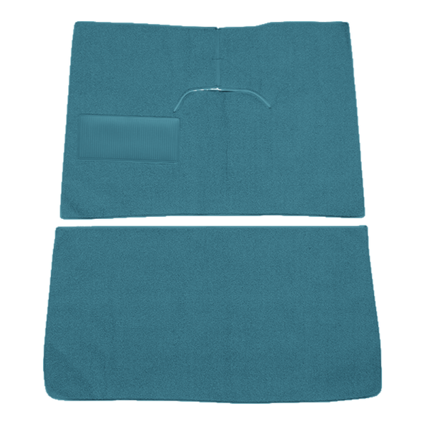 Picture of 1948-1952 Ford F-1 Reg Cab w/Gas Tank in Cab Low Tunnel Carpet Kit, Cut & Sewn Loop - 2 Piece
