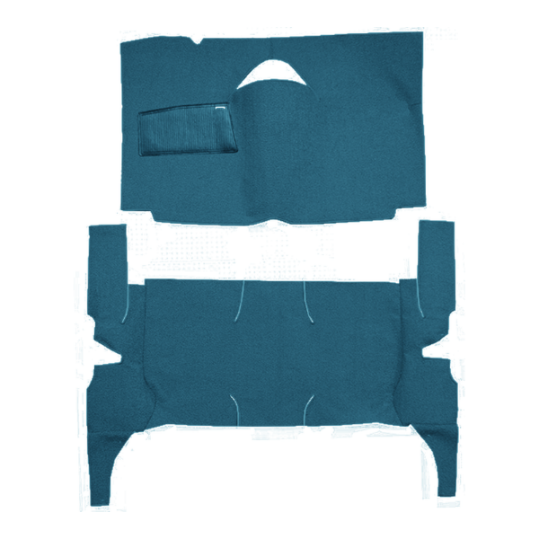 Picture of 1959 Ford Galaxie 4DR Hardtop Standard Seats Carpet Kit, Cut & Sewn Loop - 2 Piece
