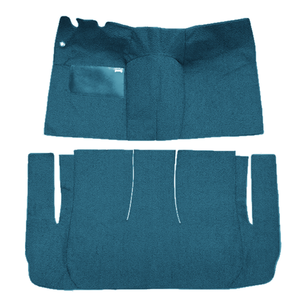 Picture of 1957 Ford Fairlane 2DR Hardtop Power Seats Carpet Kit, Cut & Sewn Loop - 2 Piece