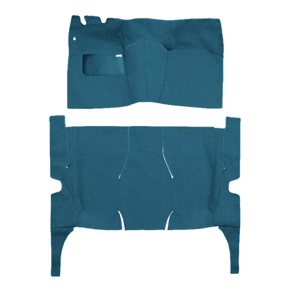 Picture of 1957 Ford Fairlane 4DR Hardtop Power Seats Carpet Kit, Cut & Sewn Loop - 2 Piece