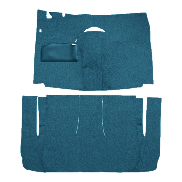 Picture of 1958 Ford Fairlane 2DR Hardtop Standard Seats Carpet Kit, Cut & Sewn Loop - 2 Piece