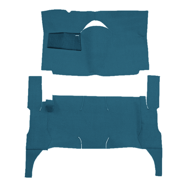 Picture of 1959 Ford Fairlane 4DR Sedan Power Seats Carpet Kit, Cut & Sewn Loop - 2 Piece