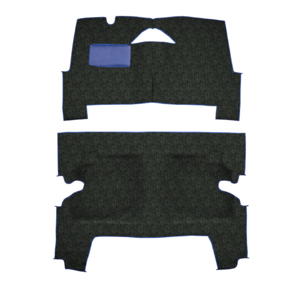 Picture of 1960 Pontiac Catalina 4DR Hardtop Carpet Kit, Molded Tuxedo - 2 Piece