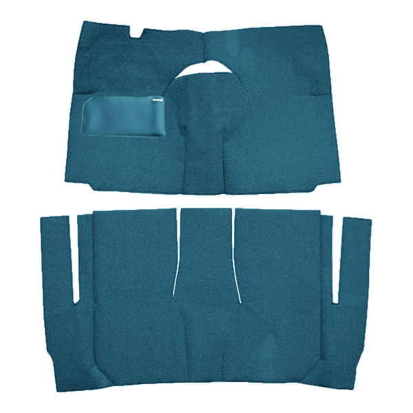 Picture of 1958 Ford Sunliner 2DR Convertible Standard Seats Carpet Kit, Cut & Sewn Loop - 2 Piece