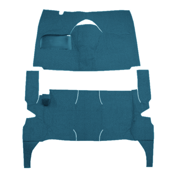 Picture of 1958 Ford Victoria 4DR Hardtop Power Seats Carpet Kit, Loop - 2 Piece