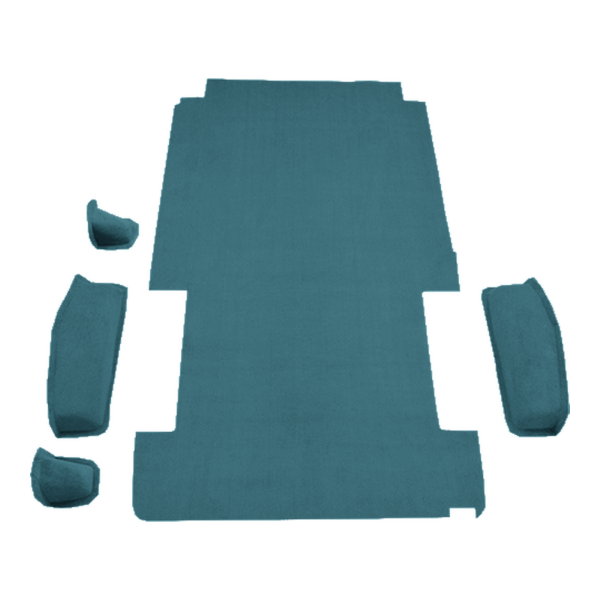 Picture of 1984-1991 Ford E-150 Econoline Long Rear Fits 128 Wheel Base Cargo Area Carpet Kit, Molded Cutpile - 5 Piece