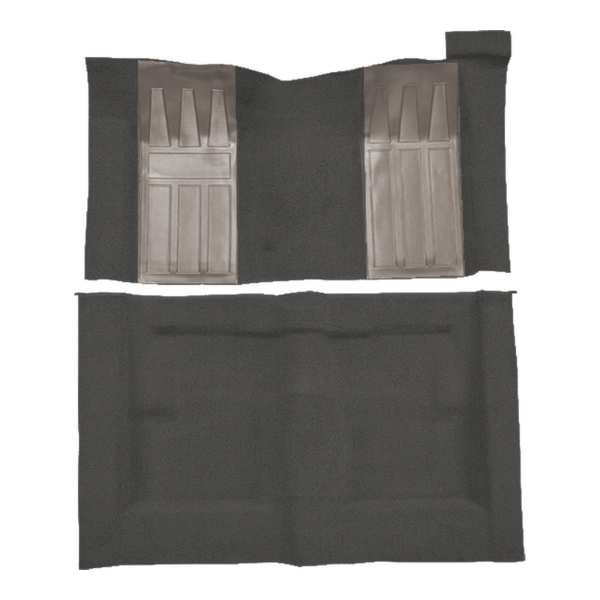 Picture of 1970-1971 Mercury Cyclone GT Auto with 2 Gray Inserts Carpet Kit, Molded Loop - 2 Piece