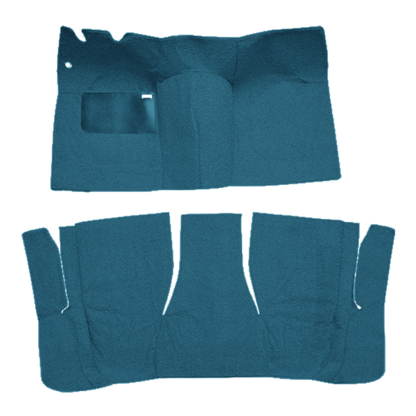 Picture of 1957 Ford Skyliner Retractable Hardtop Standard Seats Carpet Kit, Cut & Sewn Loop - 2 Piece