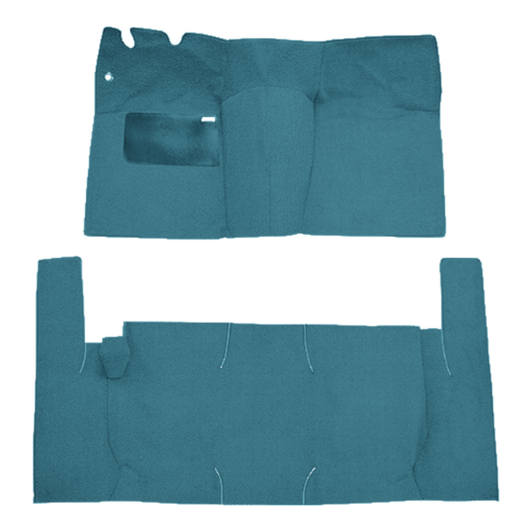 Picture of 1957 Ford Ranchero Power Seats Carpet Kit, Cut & Sewn Loop - 2 Piece