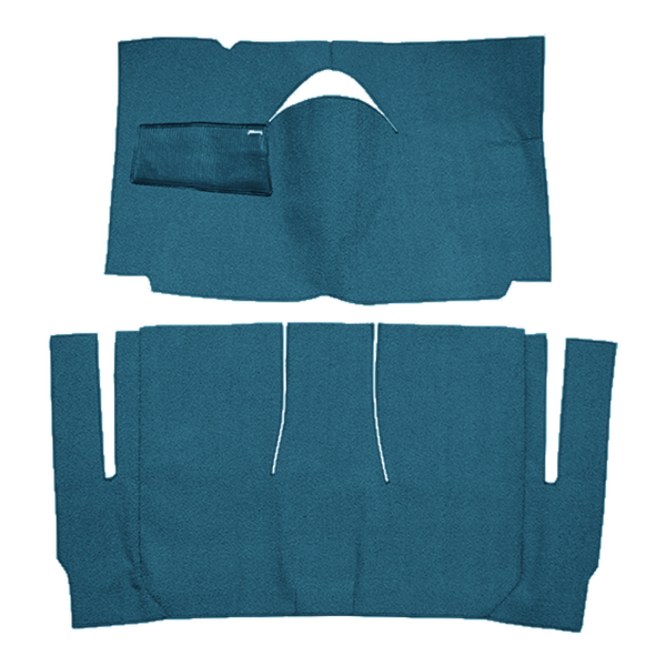 Picture of 1959 Ford Fairlane 2DR Hardtop Standard Seats Carpet Kit, Cut & Sewn Loop - 2 Piece