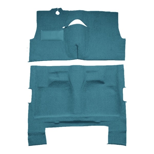 Picture of 1958 Pontiac Chieftain 4DR Sedan Bucket Seat Carpet Kit, Molded Loop - 2 Piece