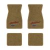 1967-1969 Chevrolet Camaro floor mats with the Heartbeat of America logo in Essex 1054A Caramel carpet, illustration