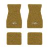 1967-1969 Chevrolet Camaro floor mats with the SS logo in Loop 20 Gold carpet, illustration