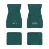 1967-1969 Chevrolet Camaro floor mats with the SS logo in Loop 05 Aqua carpet, illustration