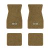 1967-1969 Chevrolet Camaro floor mats with the SS logo in Essex 1054A Caramel carpet, illustration