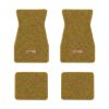 1967-1969 Chevrolet Camaro floor mats with the RS with Silver Outline logo in Loop 20 Gold carpet, illustration