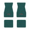 1967-1969 Chevrolet Camaro floor mats with the RS with Black Outline logo in Loop 05 Aqua carpet, illustration