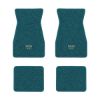1967-1969 Chevrolet Camaro floor mats with the Small SS 396 logo in Loop 17 Bright Blue carpet, illustration