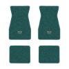 1967-1969 Chevrolet Camaro floor mats with the Small SS 396 logo in Loop 05 Aqua carpet, illustration